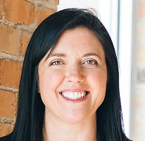 Photograph of Sophie Hartwell, head of customer support, with the service team